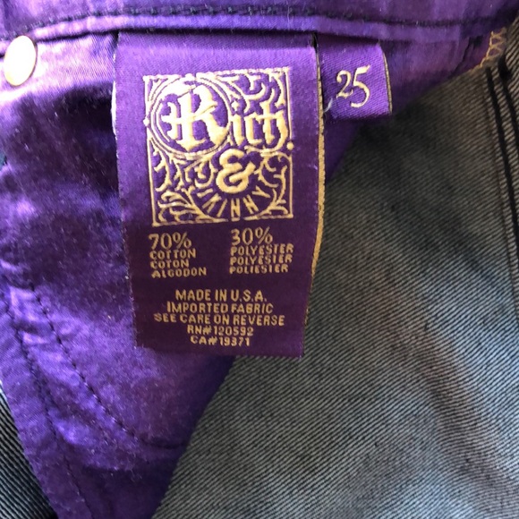 Rich & Skinny Sleek Jean in Color Rinse / Dark Indigo - Picture 9 of 16